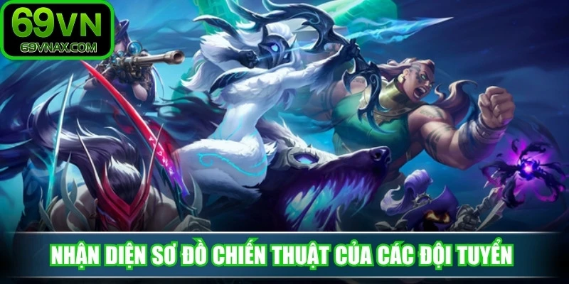 Nhận diện sơ đồ chiến thuật của các đội tuyển